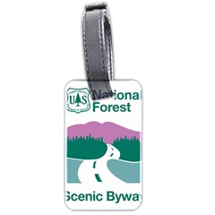 National Forest Scenic Byway Highway Marker Luggage Tag (two Sides) by abbeyz71