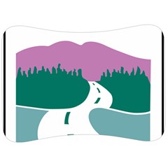 National Forest Scenic Byway Highway Marker Velour Seat Head Rest Cushion by abbeyz71