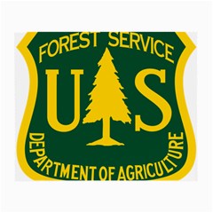 Logo Of The U S  Forest Service Small Glasses Cloth by abbeyz71