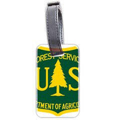 Logo Of The U S  Forest Service Luggage Tag (two Sides) by abbeyz71