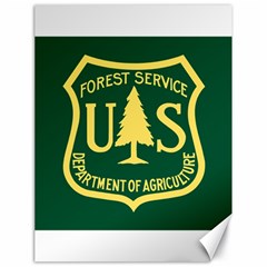 Flag Of The U S  Forest Service Canvas 18  X 24  by abbeyz71