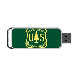 Flag Of The U S  Forest Service Portable Usb Flash (two Sides) by abbeyz71