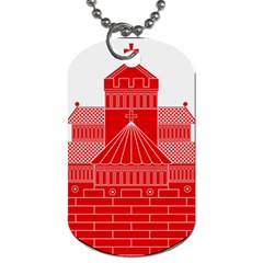 Coat Of Arms Of Helsingborg Dog Tag (one Side) by abbeyz71