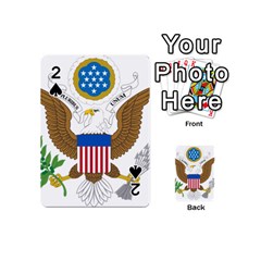 Greater Coat Of Arms Of The United States Playing Cards 54 Designs (mini) by abbeyz71