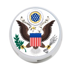 Greater Coat Of Arms Of The United States 4-port Usb Hub (one Side) by abbeyz71