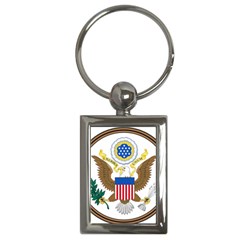 Great Seal Of The United States - Obverse Key Chain (rectangle) by abbeyz71