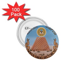 Great Seal Of The United States - Reverse 1 75  Buttons (100 Pack)  by abbeyz71