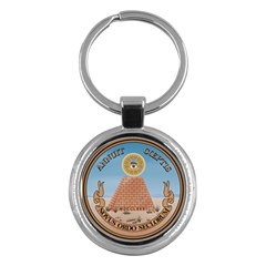 Great Seal Of The United States - Reverse Key Chain (round) by abbeyz71