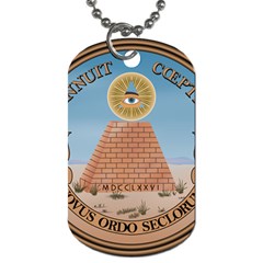 Great Seal of the United States - Reverse Dog Tag (Two Sides)