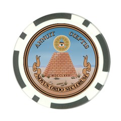 Great Seal of the United States - Reverse Poker Chip Card Guard (10 pack)