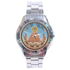 Great Seal of the United States - Reverse Stainless Steel Analogue Watch