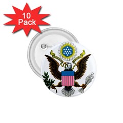 Great Seal Of The United States - Obverse  1 75  Buttons (10 Pack) by abbeyz71