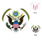 Great Seal of the United States - Obverse  Playing Cards Single Design (Heart) Front