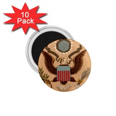 Great Seal Of The United States - Obverse 1 75  Magnets (10 Pack) 