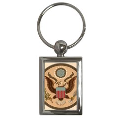 Great Seal Of The United States - Obverse Key Chain (rectangle) by abbeyz71