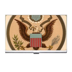 Great Seal Of The United States - Obverse Business Card Holder by abbeyz71