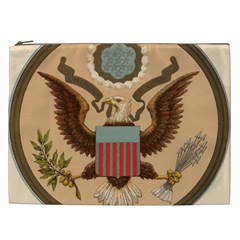 Great Seal Of The United States - Obverse Cosmetic Bag (xxl) by abbeyz71