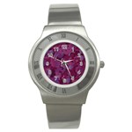 Pattern Warhola Stainless Steel Watch Front