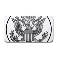 Black & White Great Seal Of The United States - Obverse  Medium Bar Mats by abbeyz71