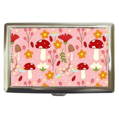 Floral Surface Pattern Design Cigarette Money Case by Sudhe