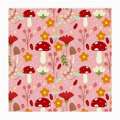 Floral Surface Pattern Design Medium Glasses Cloth