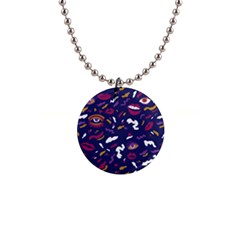 Pattern Burton Galmour 1  Button Necklace