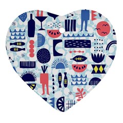 Vector Illustrated Pattern Design Ornament (heart)