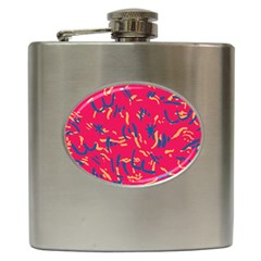 Pattern Booty Faces Hip Flask (6 Oz)