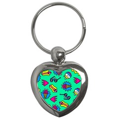 Pattern Adweeksummer Key Chain (heart)