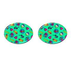 Pattern Adweeksummer Cufflinks (oval)