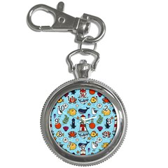 Surface Pattern Design Key Chain Watches