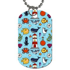 Surface Pattern Design Dog Tag (two Sides)