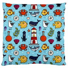 Surface Pattern Design Large Cushion Case (one Side)