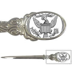 Black & White Great Seal Of The United States - Obverse, 1877 Letter Opener by abbeyz71