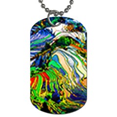 Artistic Nature Painting Dog Tag (two Sides)
