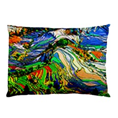 Artistic Nature Painting Pillow Case by Sudhe