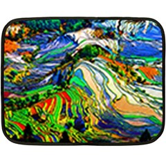 Artistic Nature Painting Fleece Blanket (mini)