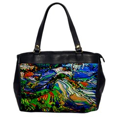 Artistic Nature Painting Oversize Office Handbag by Sudhe