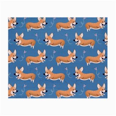 Corgi Patterns Small Glasses Cloth (2 Sides)