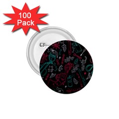 Abstract Pattern 1 75  Buttons (100 Pack) 