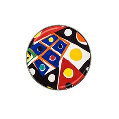 Pattern And Decoration Revisited At The East Side Galleries Hat Clip Ball Marker (4 Pack)