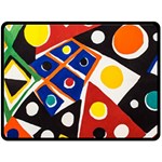 Pattern And Decoration Revisited At The East Side Galleries Double Sided Fleece Blanket (Large)  80 x60  Blanket Back