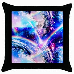 Crystal Wave Pattern Design Throw Pillow Case (black)