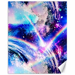 Crystal Wave Pattern Design Canvas 11  X 14  by Sudhe