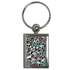 Illustration Abstract Pattern Key Chain (rectangle) by Sudhe