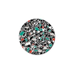 Illustration Abstract Pattern Golf Ball Marker