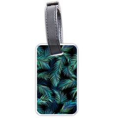 Palms Pattern Design Luggage Tag (one Side) by Sudhe