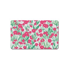 Flora Floral Flower Flowers Pattern Magnet (name Card)