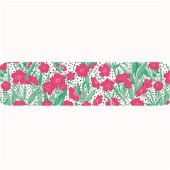 Flora Floral Flower Flowers Pattern Large Bar Mats