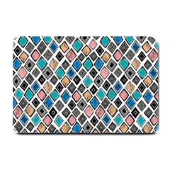 Diamond Shapes Pattern Small Doormat 